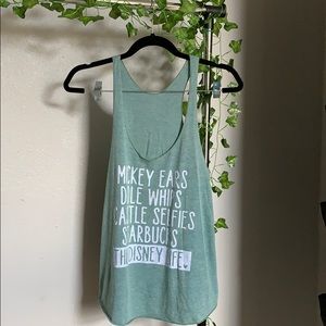 Green Disney Life Tank Top